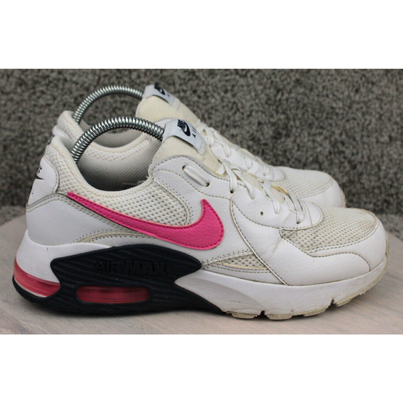 Nike Air Max 2 Light Sneakers Womens 9.5 White Pink Leather Mesh Running - Picture 1 of 8